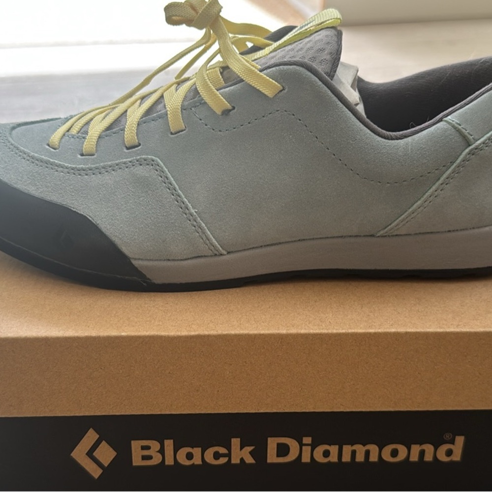 Black Diamond women’s light blue Suede casual Shoe